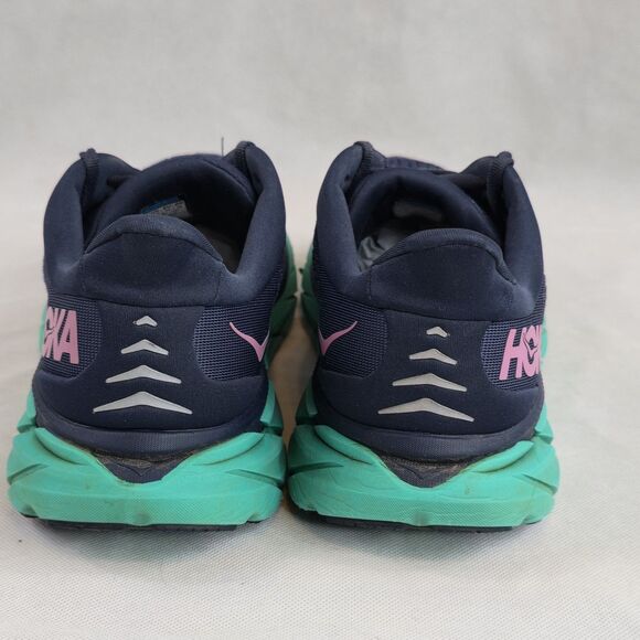 Hoka One One Navy and Teal Athletic Shoes 237 - Picture 6 of 15